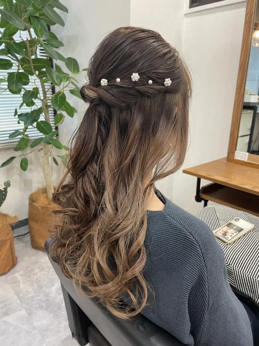 ロング ヘアセット OGAWA HIROKIのヘアスタイル
