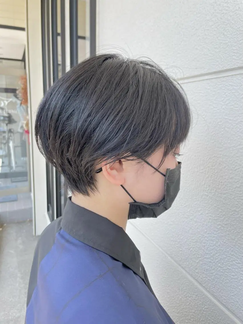 ショート ショートヘア 💎韓国カラー Giness坂下巧のヘアスタイル