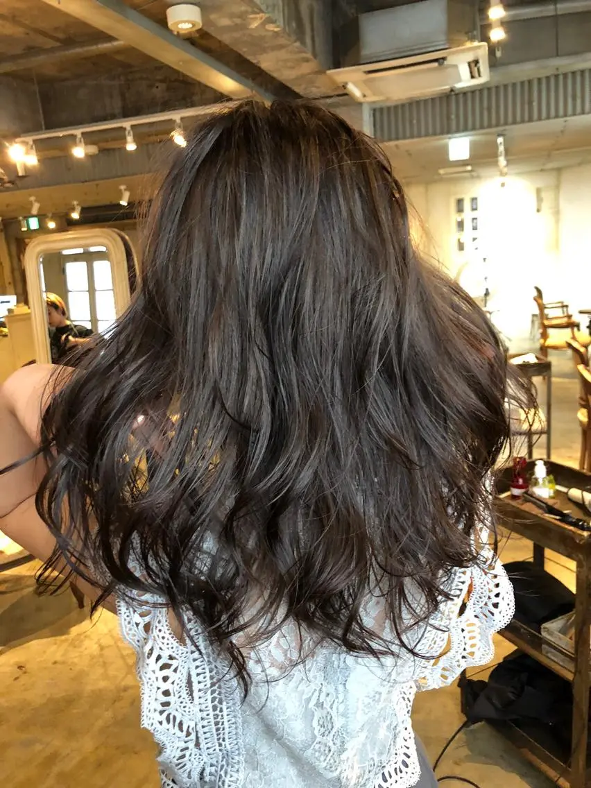 ロング カラー アッシュ こう ちゃんのヘアスタイル