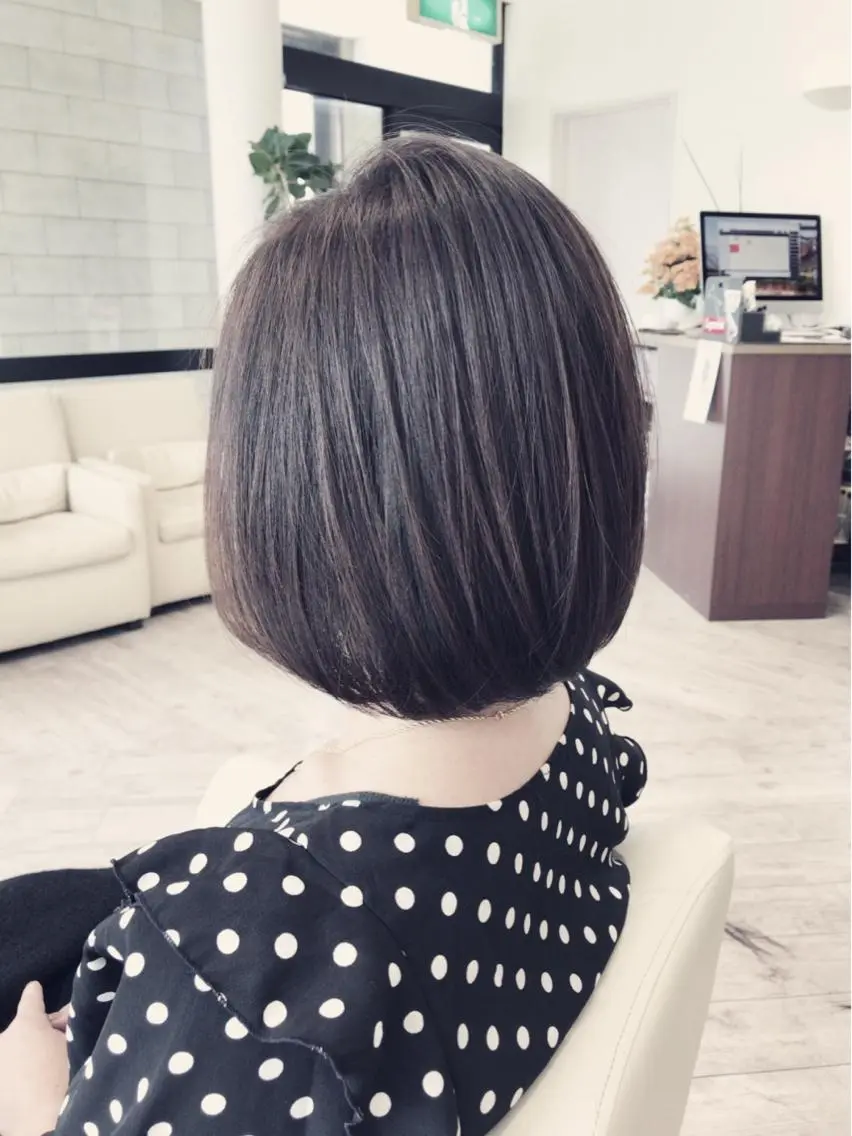 セミロング カラー パーマ ヘアアレンジ メンズ キッズ ネイル マツエク・マツパ ドライ カット✂️髪質改善のヘアスタイル