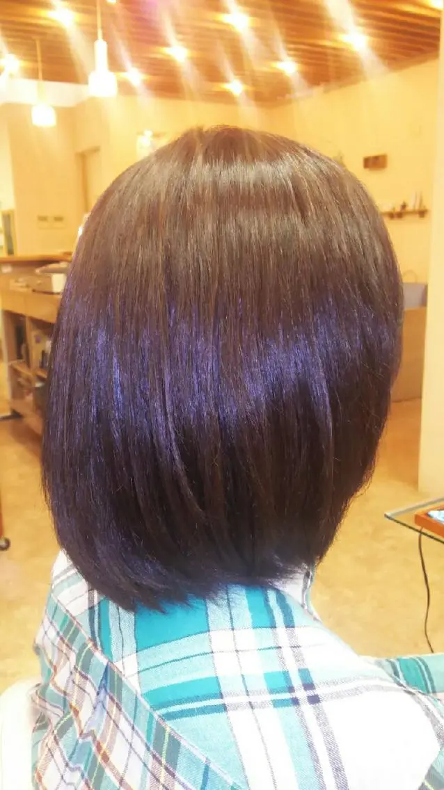 ミディアム カラー バイオレットカラー トリートメント 脇田 雄大のヘアスタイル