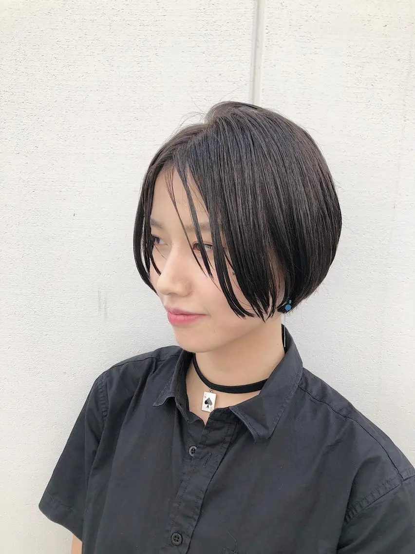 ショート カラー ノグチ ユウキ/ボブのヘアスタイル