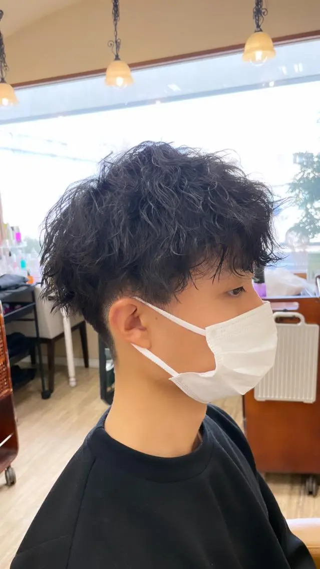 メンズ メンズパーマ 波巻きパーマ メンズパーマ/名古屋 /池下/KAKKYのヘアスタイル