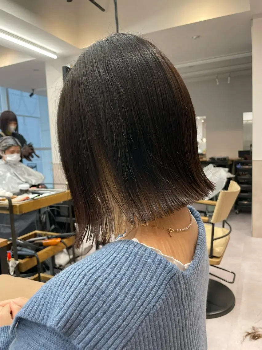 ミディアム ボブ 長めボブ 期間限定 カット りょうのヘアスタイル