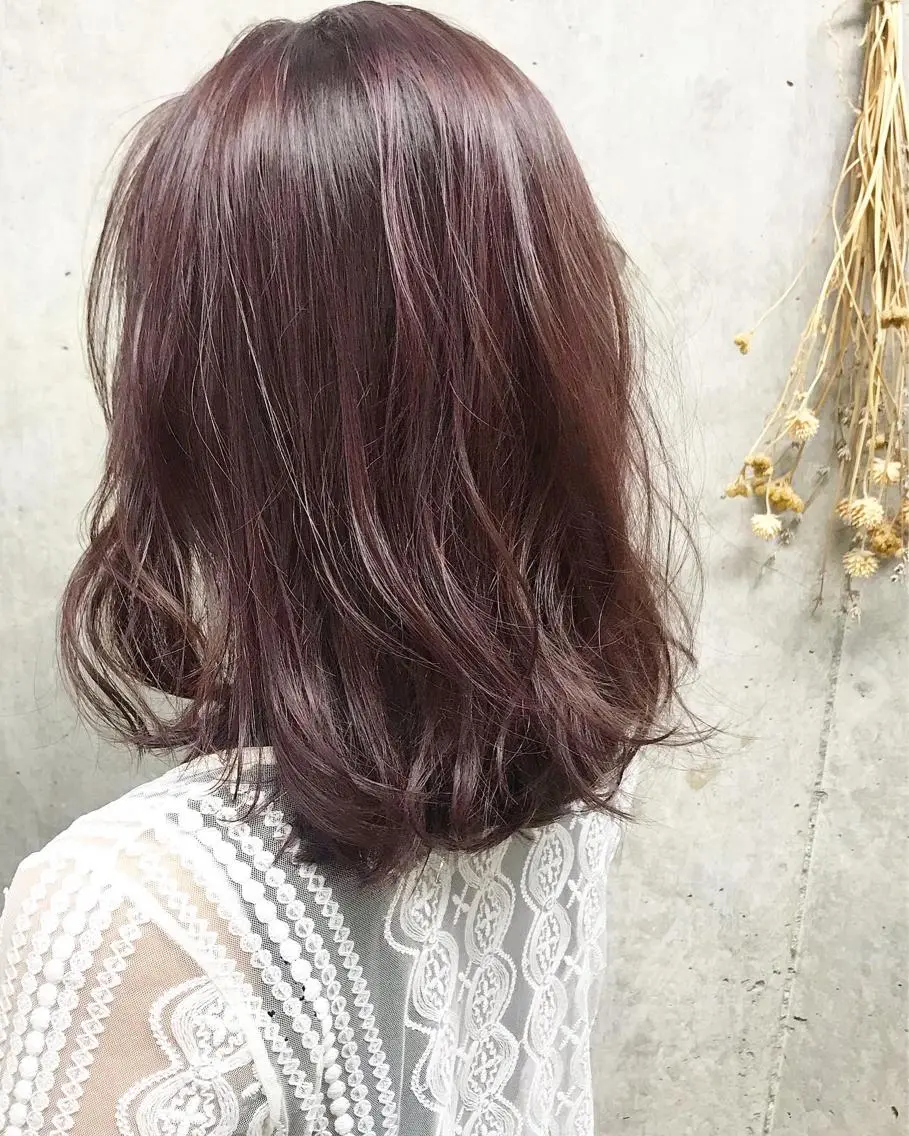ミディアム カラー ヘアアレンジ Satsuki ✂︎♡のヘアスタイル
