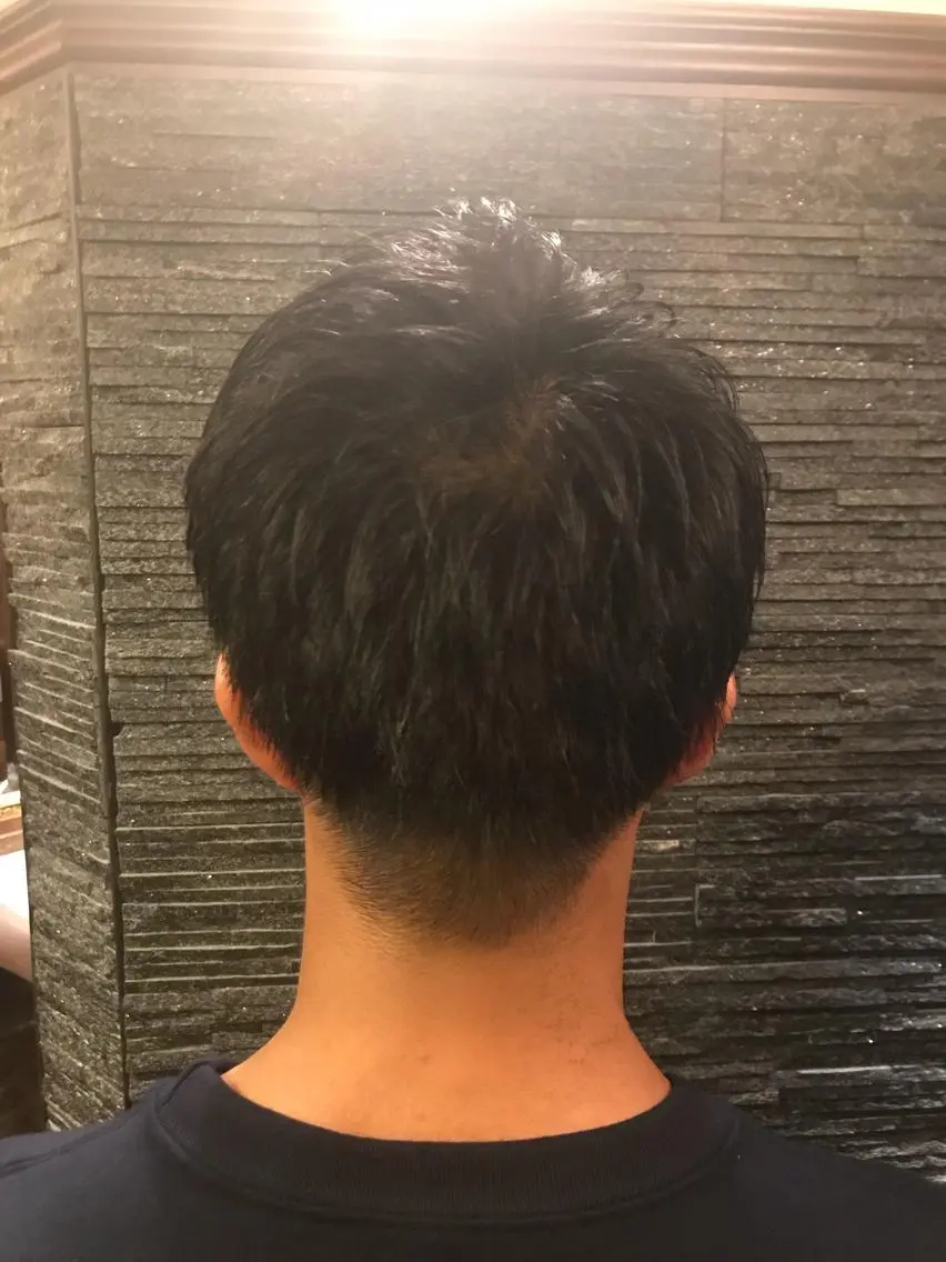 ショート メンズ カット ヘアセット HIRO GINZA 銀座一丁目店のヘアスタイル