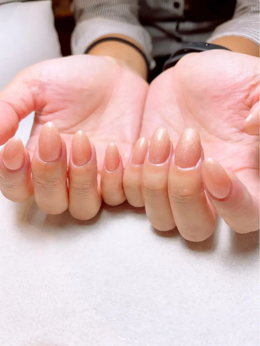 ネイル オーロラネイル ジェルネイル ラメ(グリッター) マグネットネイル ミラーネイル nailsalon mur.のネイルデザイン