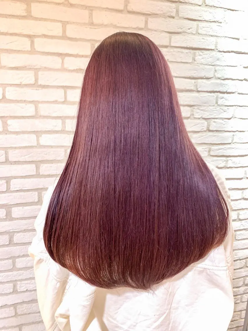 ロング カラー ヘアカラー トリートメント yuka .のヘアスタイル