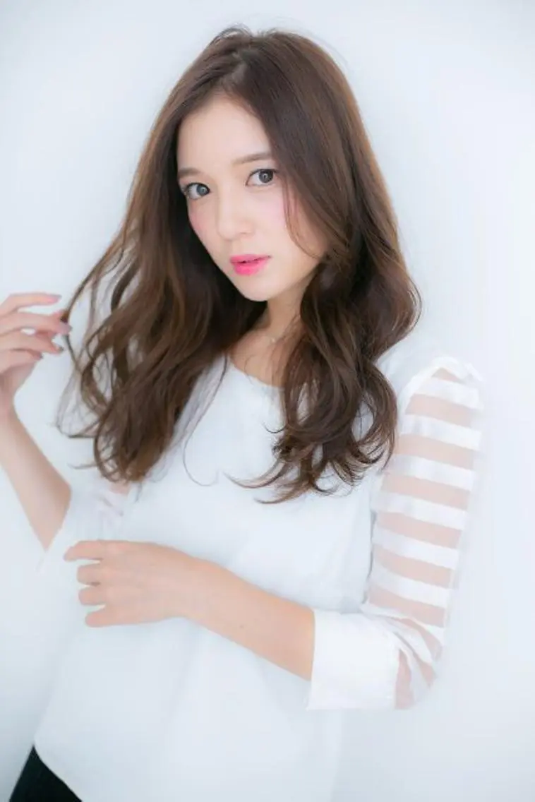 ロング カラー パーマ ヘアサロンM 大宮店 レイヤーカット　寺口のヘアスタイル