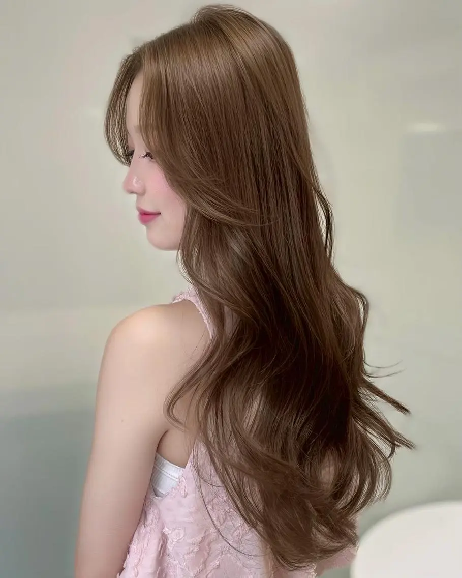 カラー トレンドレイヤー/ 韓国風カラー🪞銀座のヘアスタイル