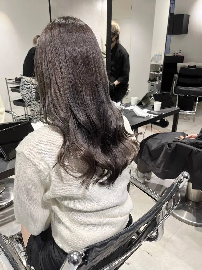 ロング カラー 透明感カラー✂︎ /縮毛矯正/YUKAのヘアスタイル