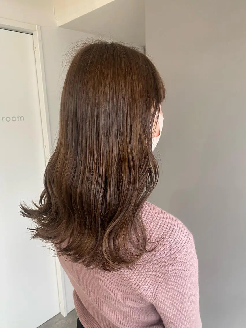 セミロング カラー ヘアアレンジ ヘアカラー ボブ /ニュアンス/ satomi🧸💖のヘアスタイル
