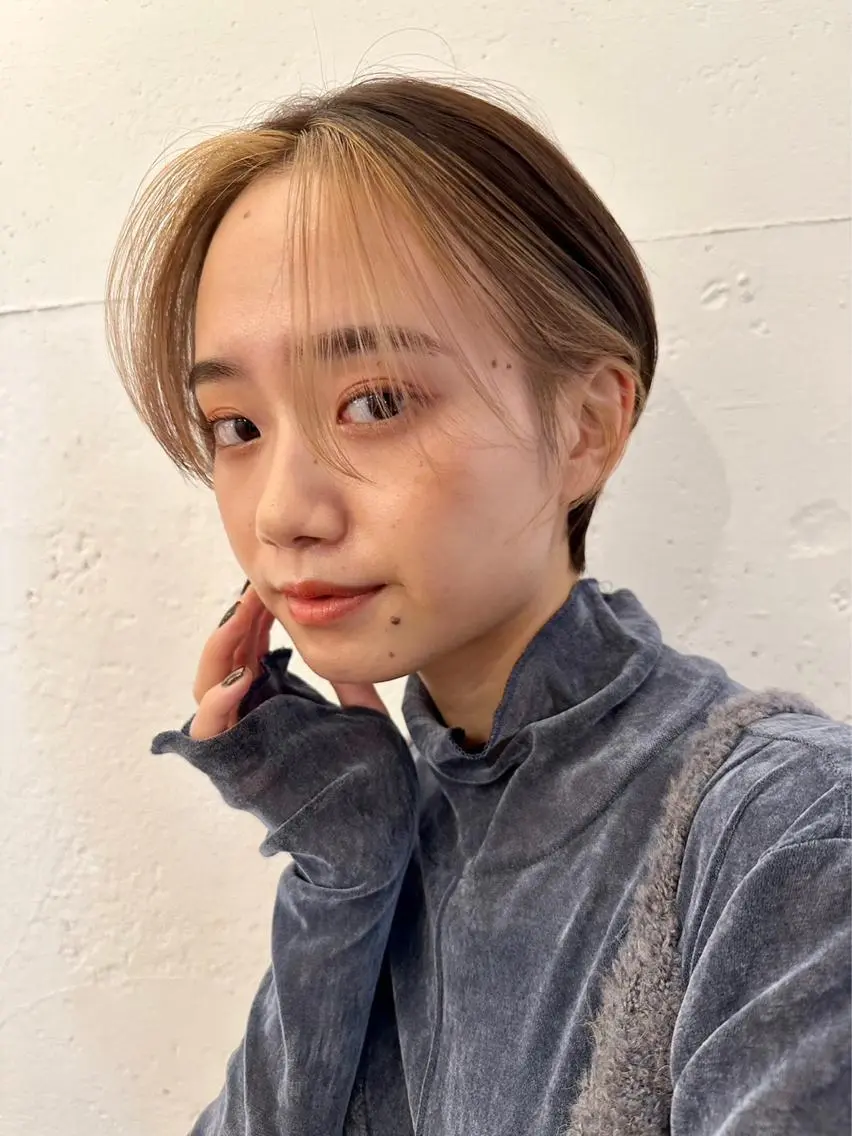 ショート ショートヘア 🧸艶々韓国ヘア 🧁mizunaのヘアスタイル