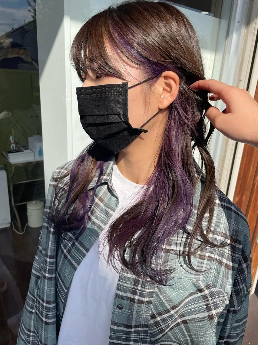 カラー 嶋岡 乃愛のヘアスタイル