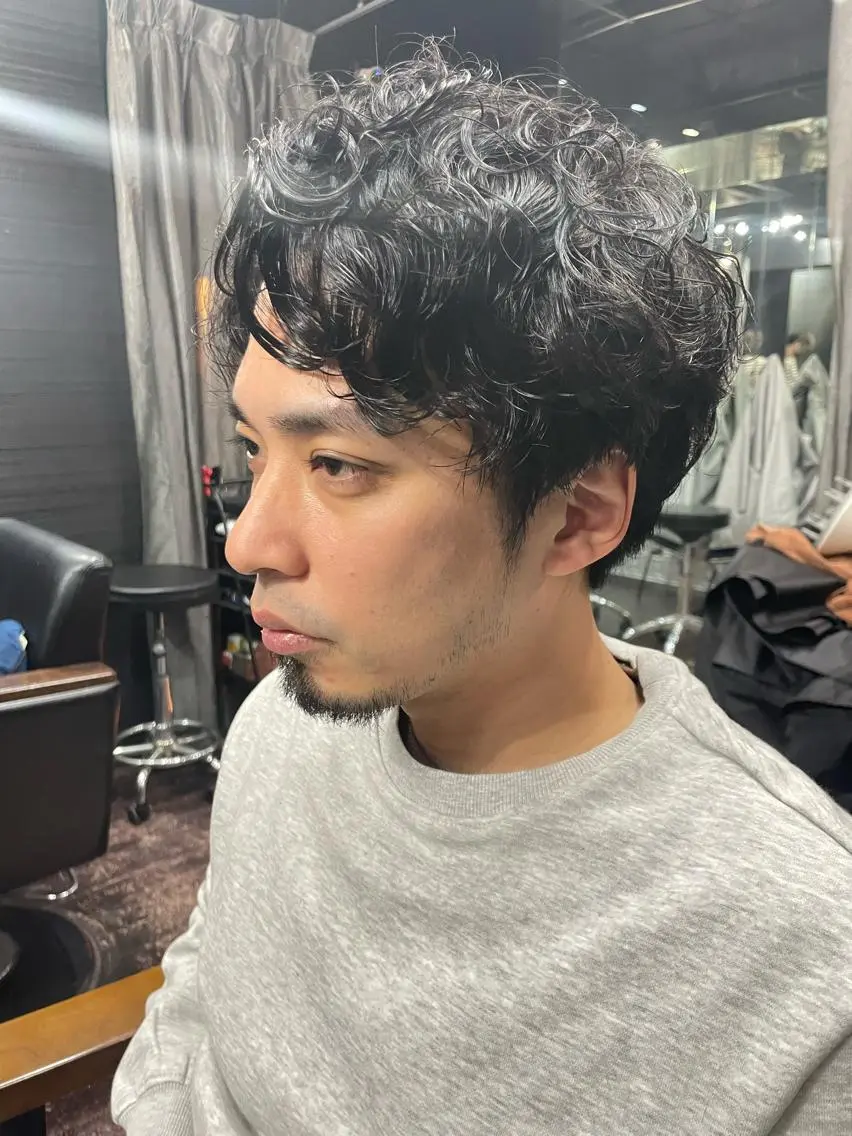 ショート カット パーマ 山本 雅由のヘアスタイル