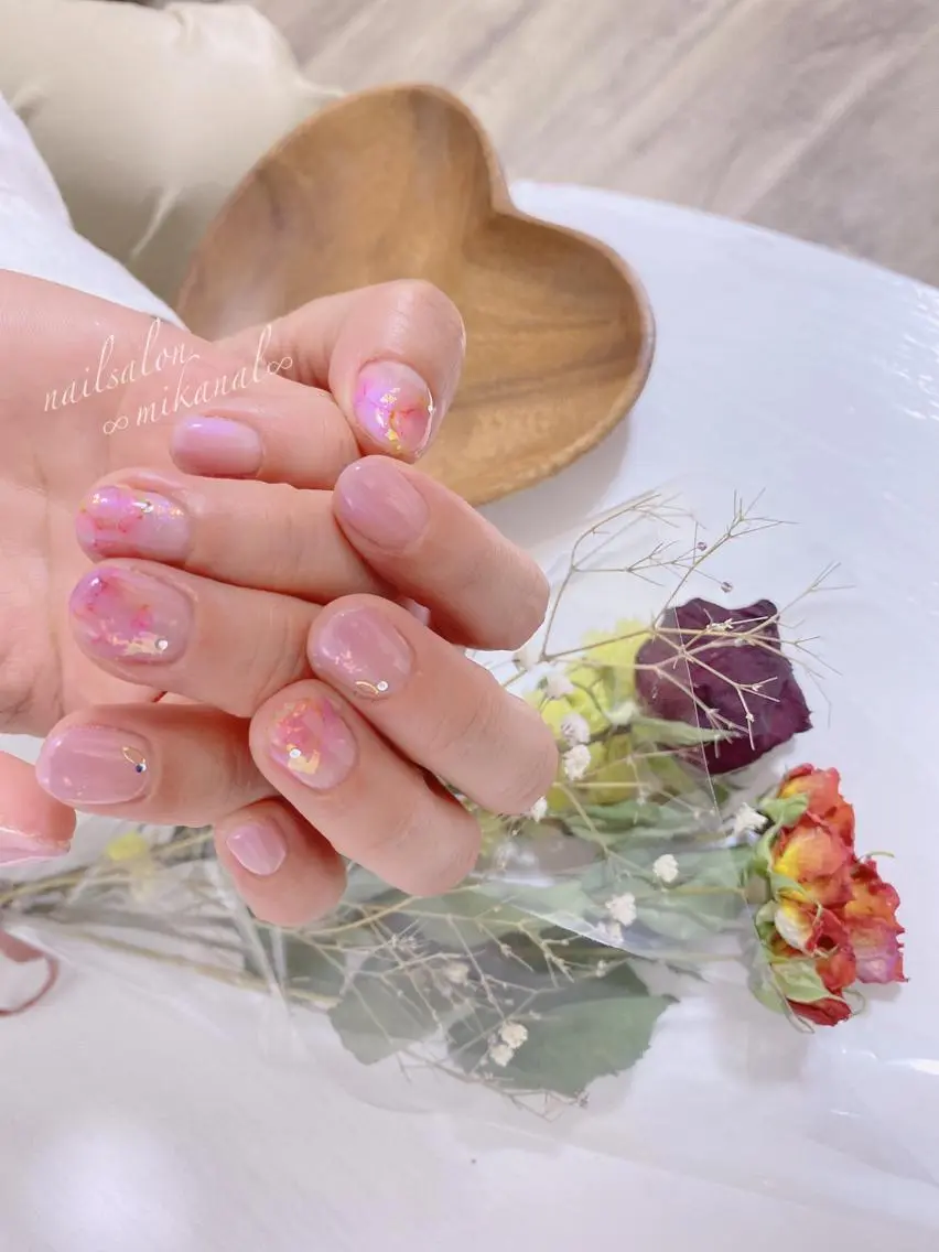 ネイル ハンドネイル nailsalon ∞ ﾐｶﾅﾙ ∞のネイルデザイン