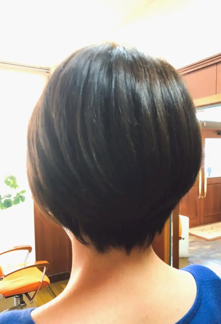 ショート くびれヘア ショートヘア 伴 香織のヘアスタイル