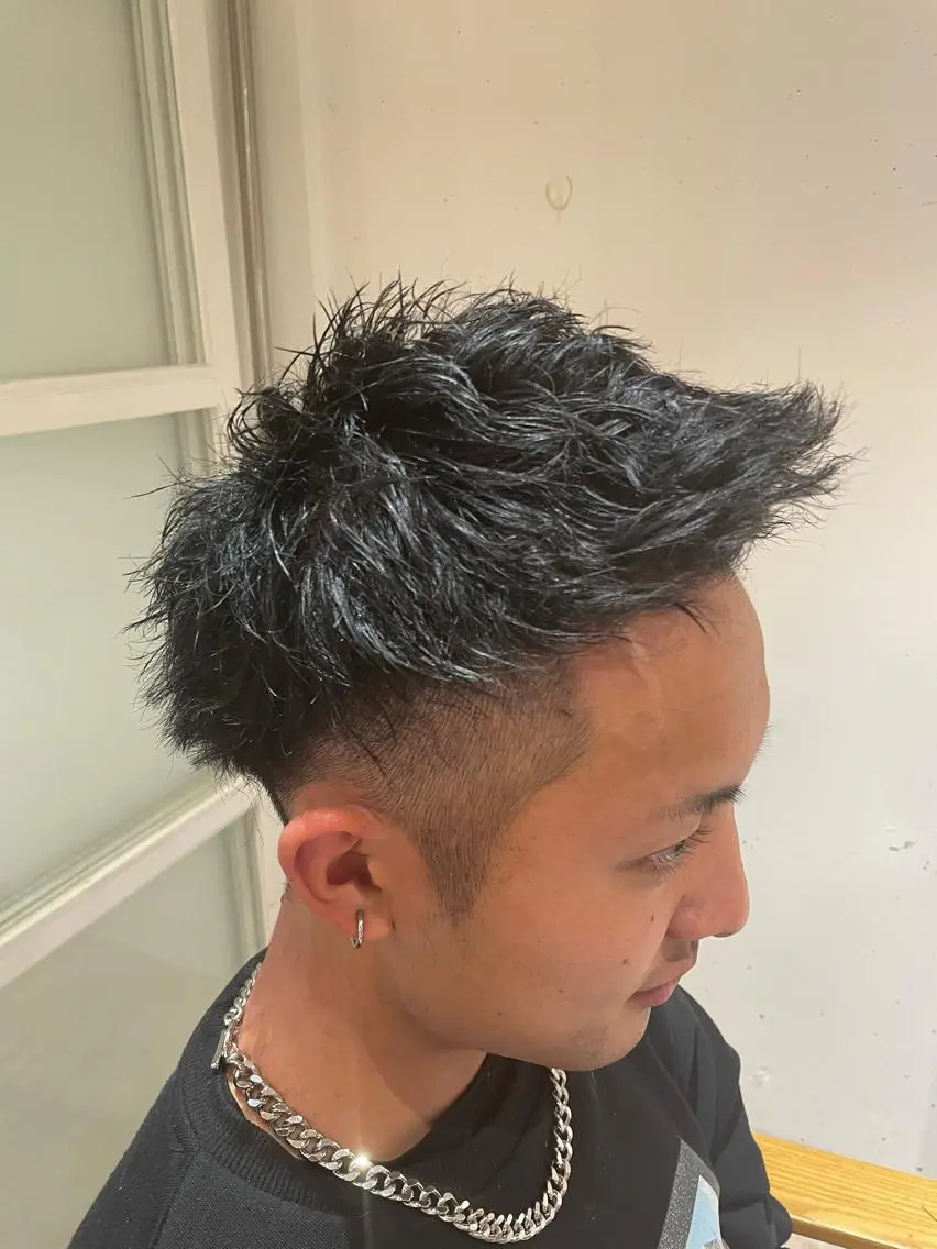 パーマ メンズ メンズパーマ メンズツイストパーマ ツイストパーマ 杉山 蒼汰のヘアスタイル