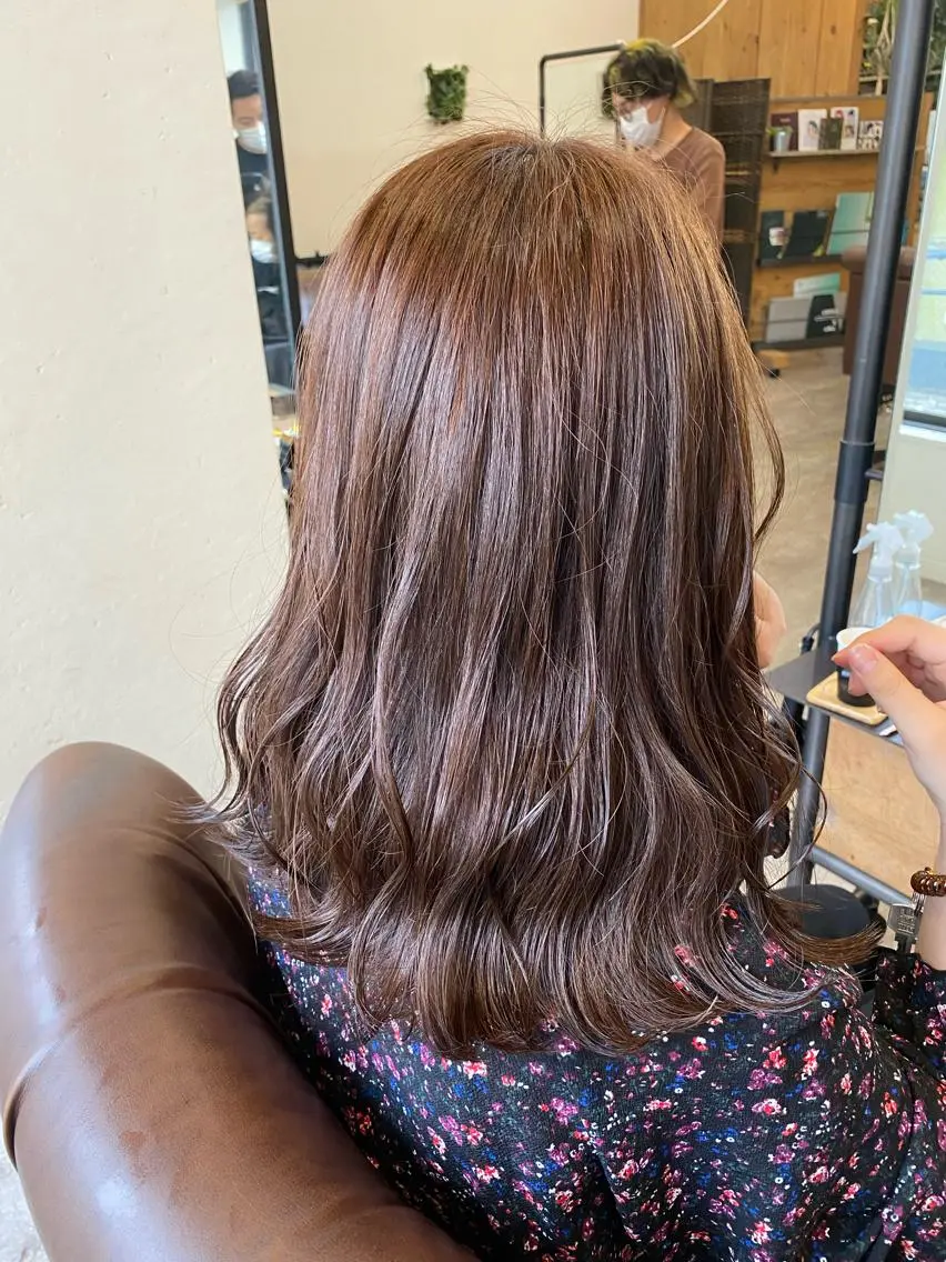 ロング カラー ベージュカラー 🟢NEGi🟣 🫧髪質改善のヘアスタイル