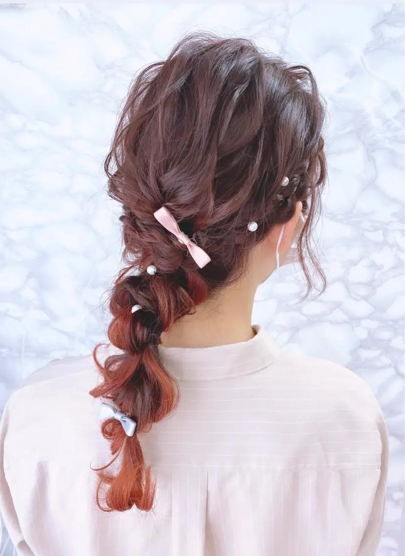 ヘアアレンジ ヘアセット ヘアセットサロン ココのヘアスタイル