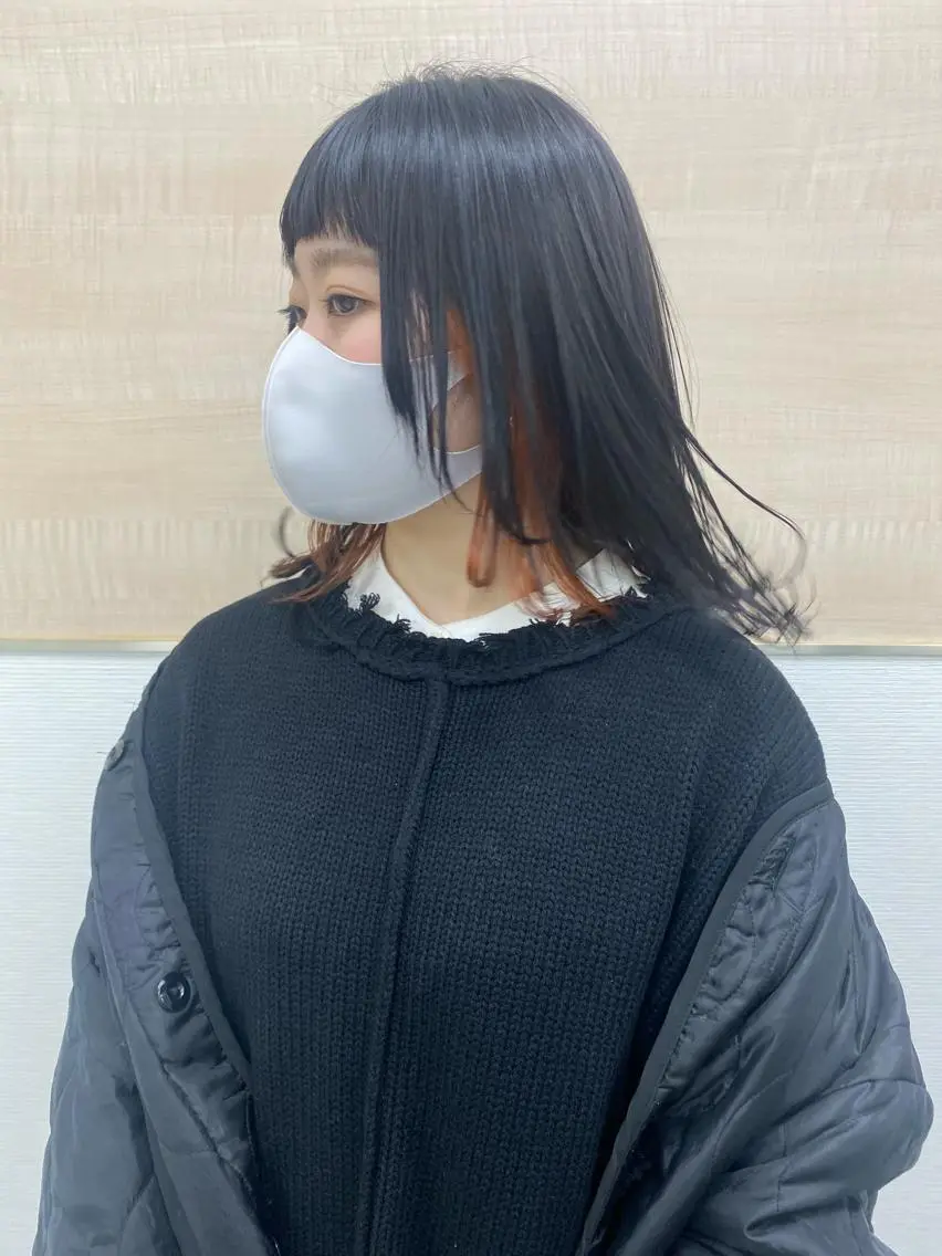 ミディアム デザイン🥇複雑履歴 ハイトーン特化のヘアスタイル