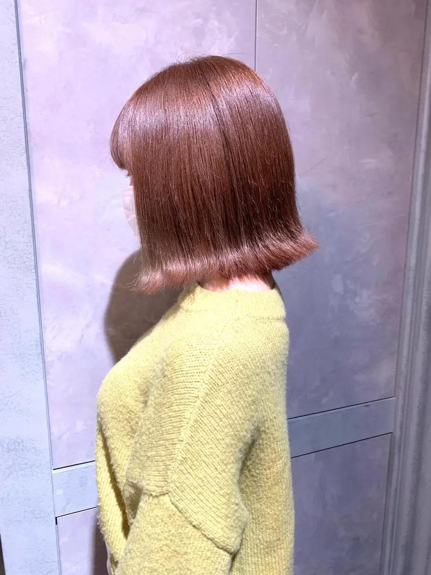 ミディアム カラー カット ヘアカラー トリートメント 💘大人可愛く💘 Natsuki❥❥❥のヘアスタイル