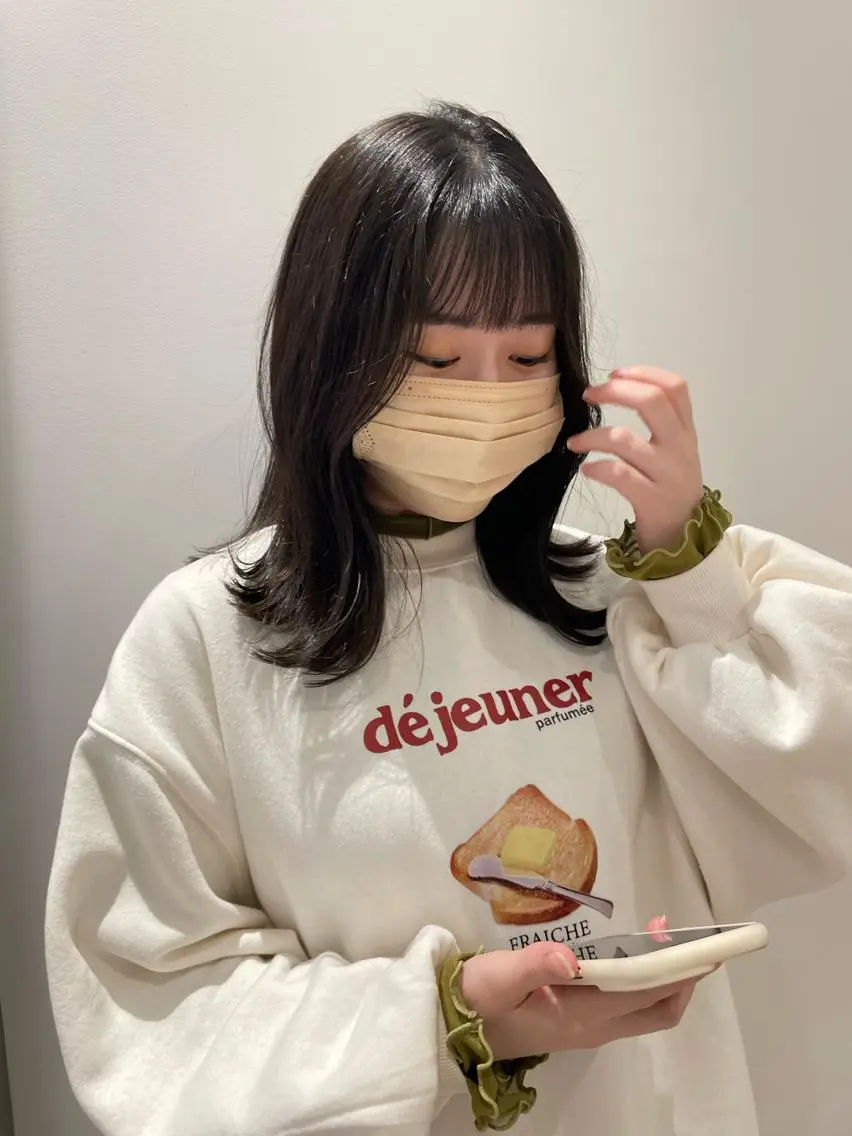 ミディアム カラー ダークグレー ダークグレージュ グレージュ ベージュ🤎透明感 カラー🤎anriのヘアスタイル