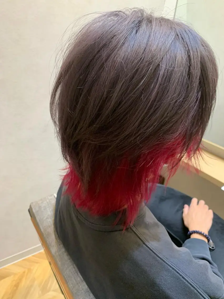 メンズ ヘアカラー newiネウィ _naoのヘアスタイル