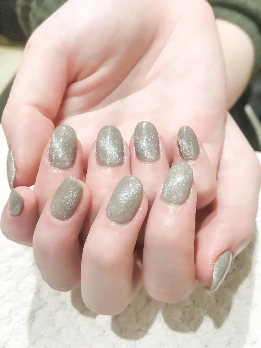 ネイル キラキラネイル マグネットネイル Nyanco Nailのネイルデザイン