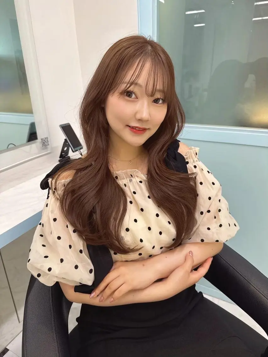 カラー 韓国風美髪🇰🇷 透明感🫧上野のヘアスタイル
