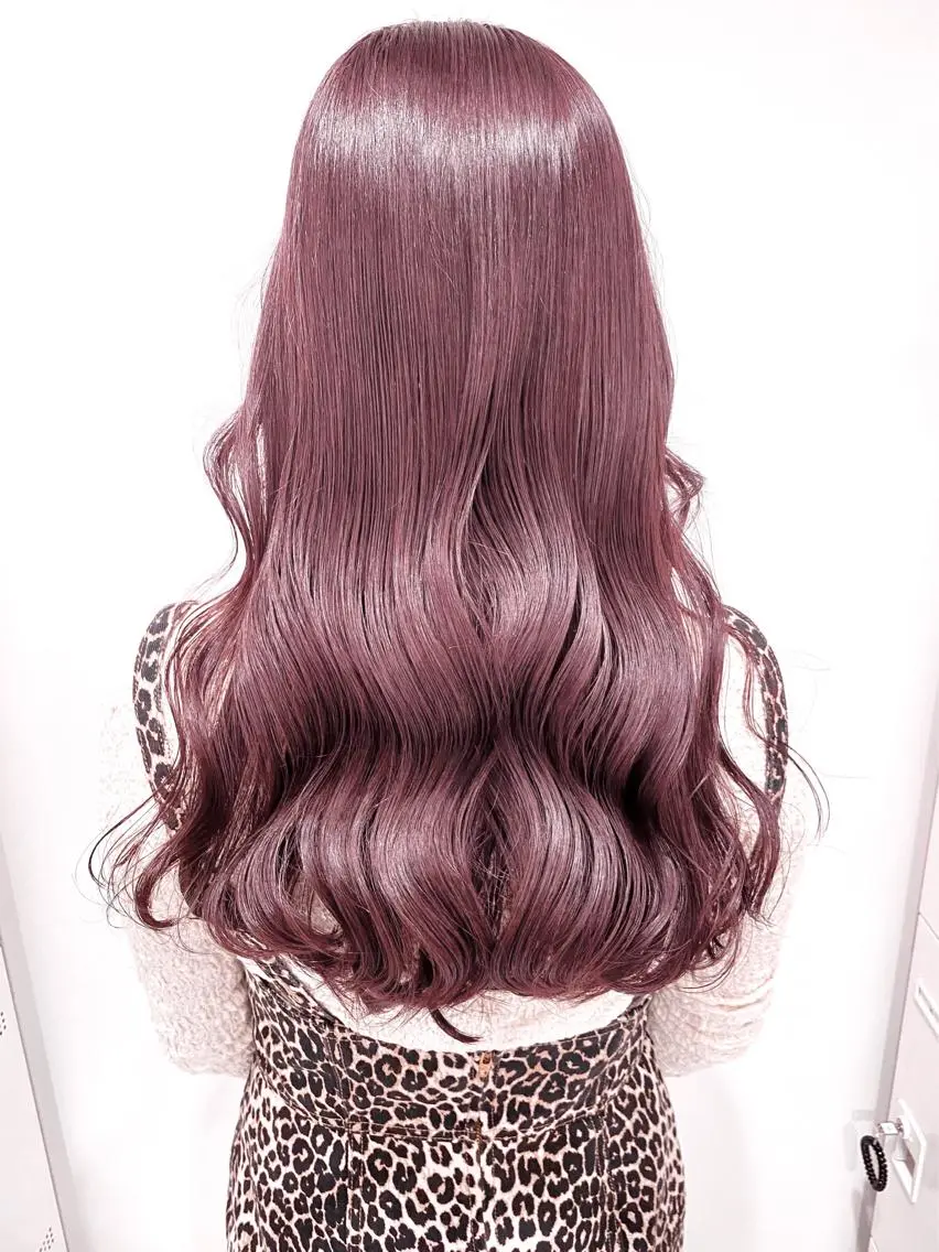 セミロング カラー 柔らかbeige モトキのヘアスタイル