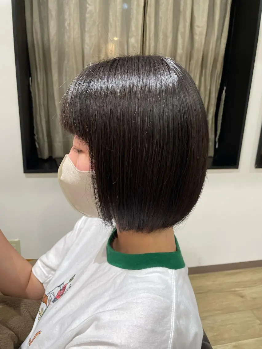 ショート ボブ カット トリートメント LICO 木村真知子のヘアスタイル