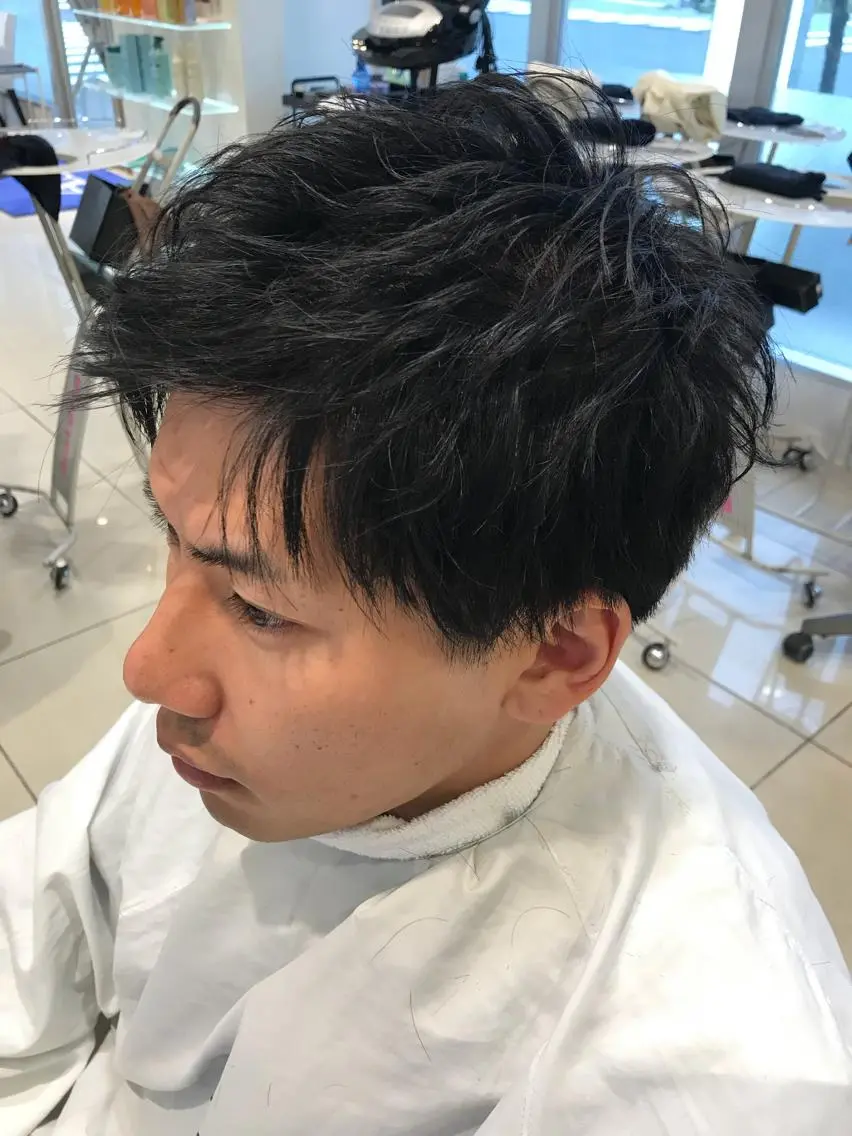 ショート ヘアアレンジ メンズ 店長 大方康暉のヘアスタイル