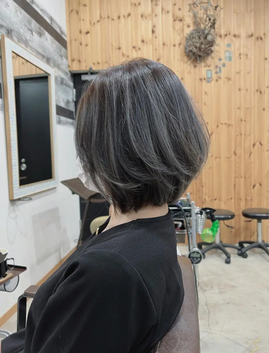 ショート カラー ブリーチ ケアブリーチ 透明感カラー デザインカラー ダブルカラー カット ヘアカラー トリートメント 五反田 美容院☆張 明星☆韓国ヘアのヘアスタイル