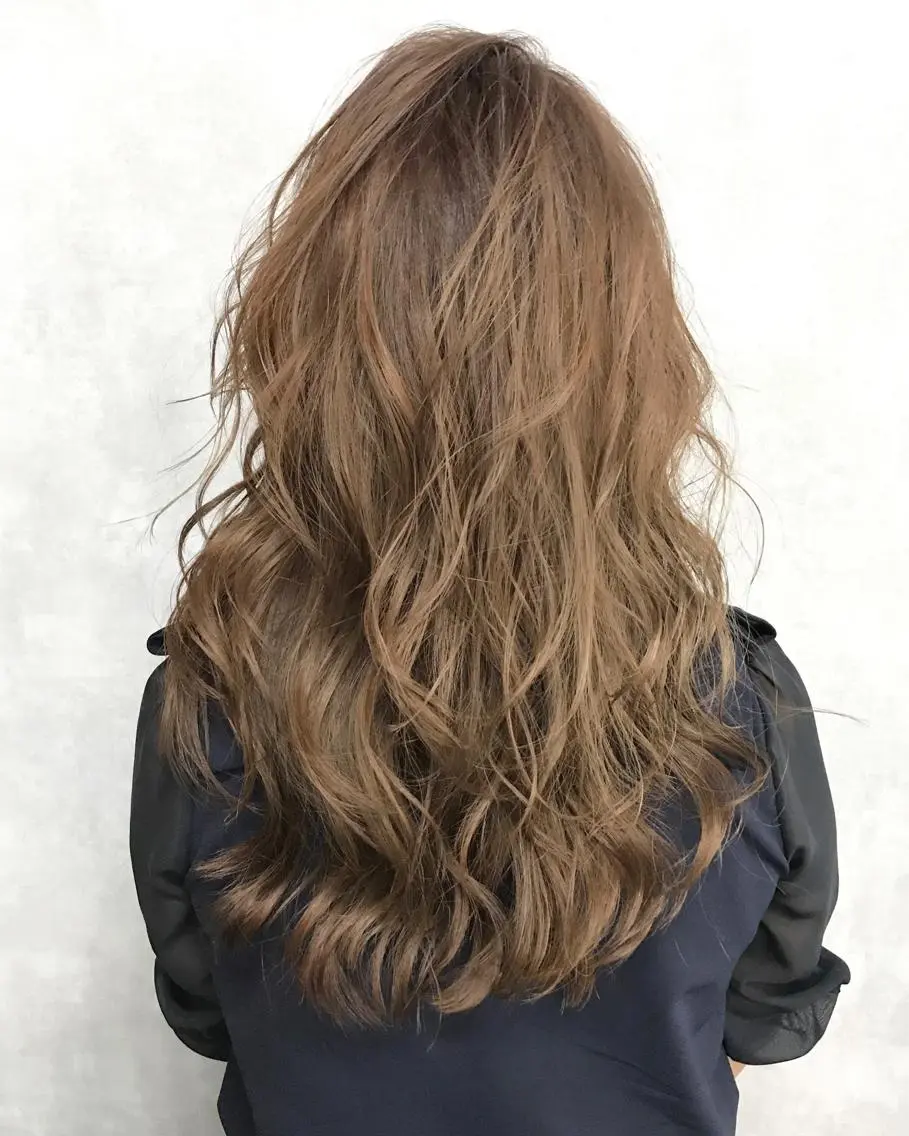 セミロング カラー グレージュ ラベンダーカラー ラベンダーグレージュ ラベンダーグレー TOMOYA/ ショート、レイヤーのヘアスタイル