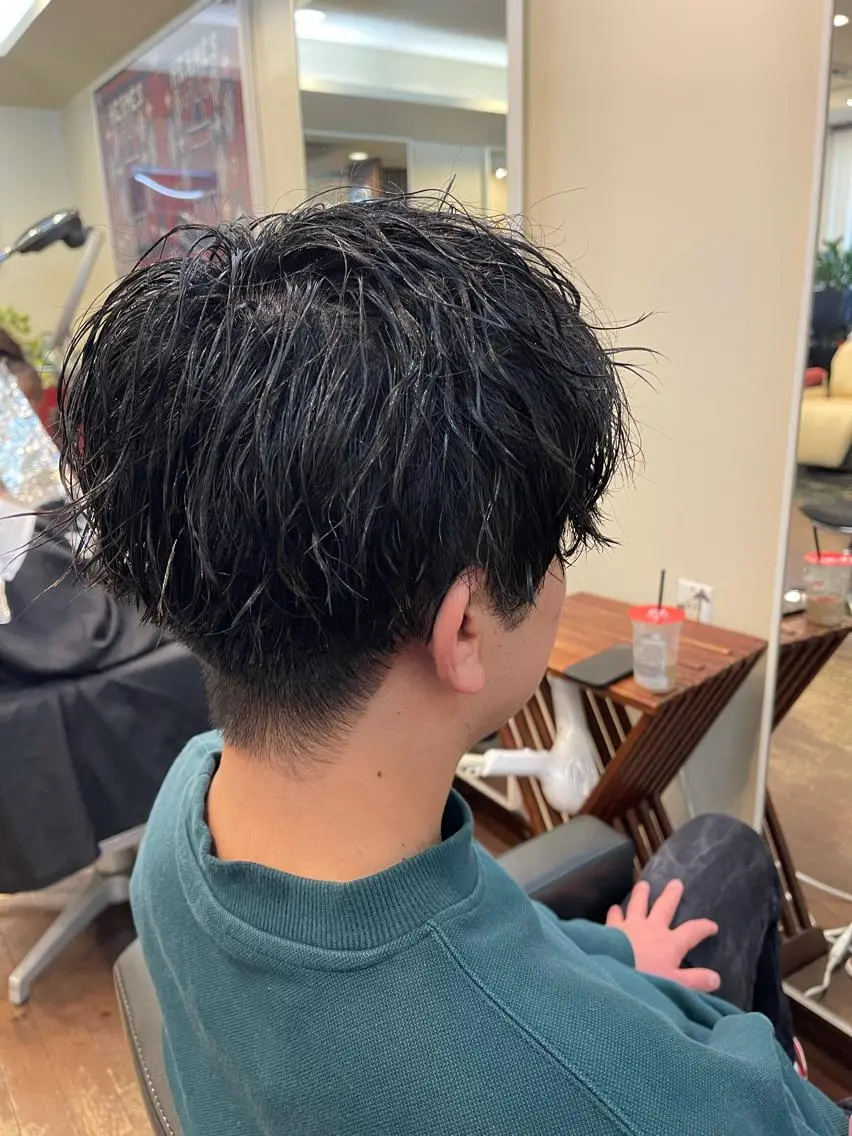 ショート メンズ マッシュ 堀江/レイヤーカット /髪質改善のヘアスタイル