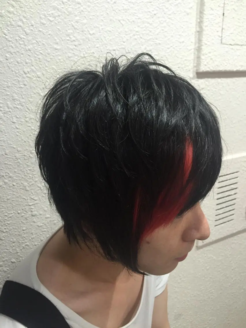 ショート カラー パーマ ヘアアレンジ メンズ キッズ ネイル マツエク・マツパ メンズネイル 新宿/髪質改善/ 美髪矯正✨浅江通友のヘアスタイル