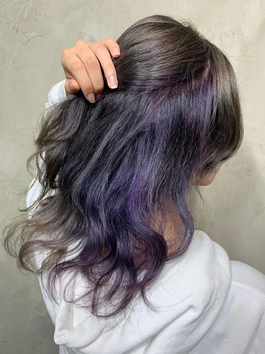 セミロング ヘアカラー 美髪✨髪質改善 &艶カラーmanaeのヘアスタイル