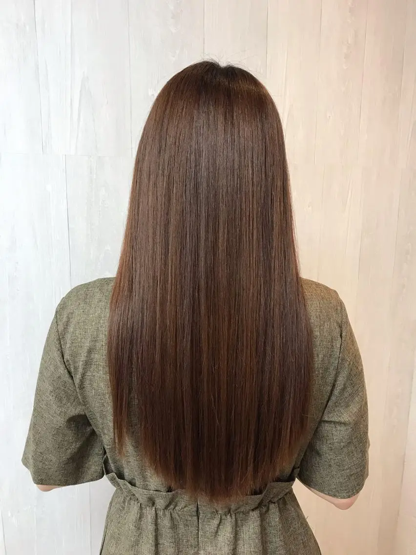 ロング ヘアアレンジ 髪質改善 トリートメント トリートメント GLOSS 心斎橋 山上のヘアスタイル