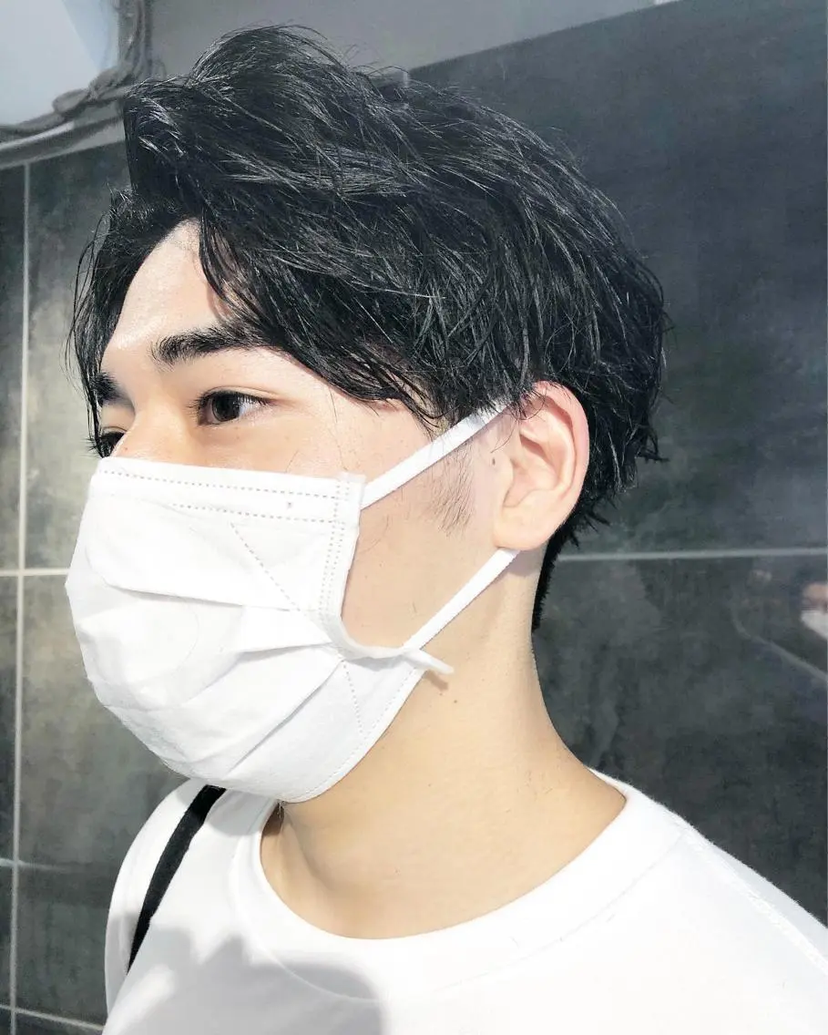 パーマ ヘアアレンジ メンズ カット パーマ トリートメント ヘアセット メンズ特化✂️栗原 侑也のヘアスタイル