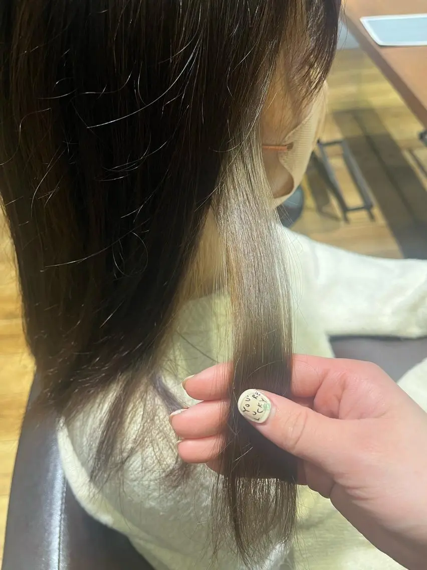 セミロング ヘアカラー ✿ すずかのヘアスタイル
