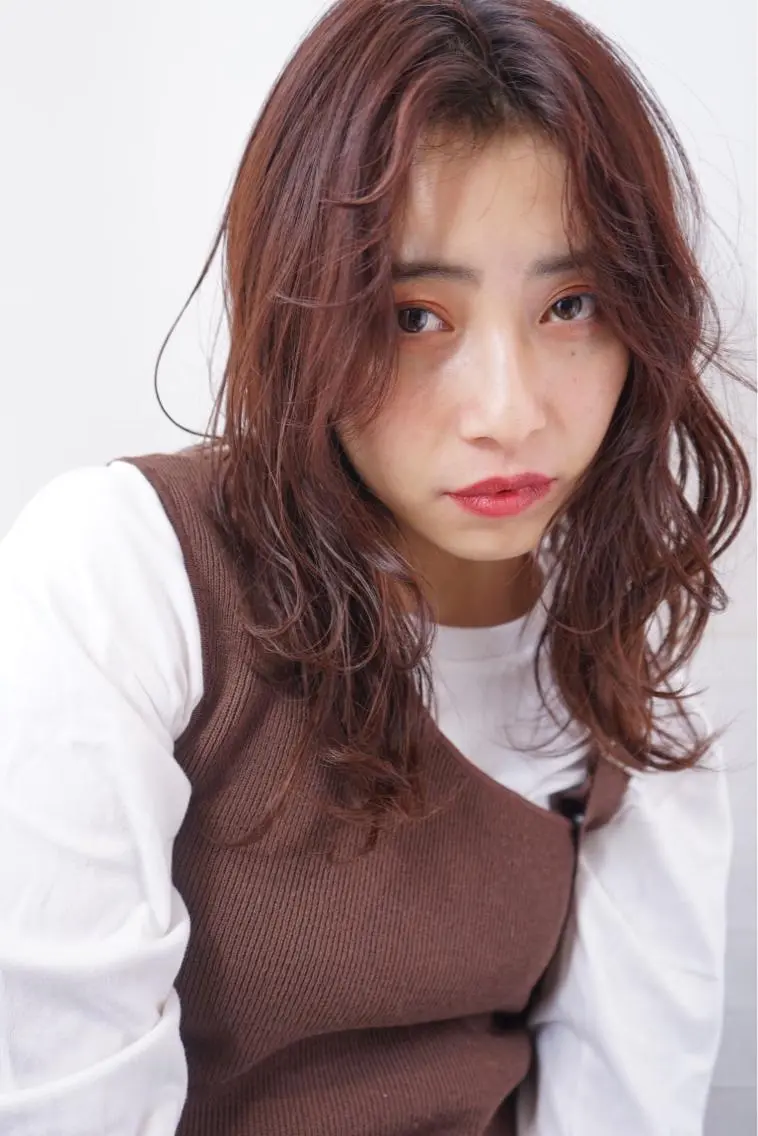 ロング カラー ロング カット ヘアカラー トリートメント ✨カラー支持No.1 🧸ワキ カナコ🧸のヘアスタイル