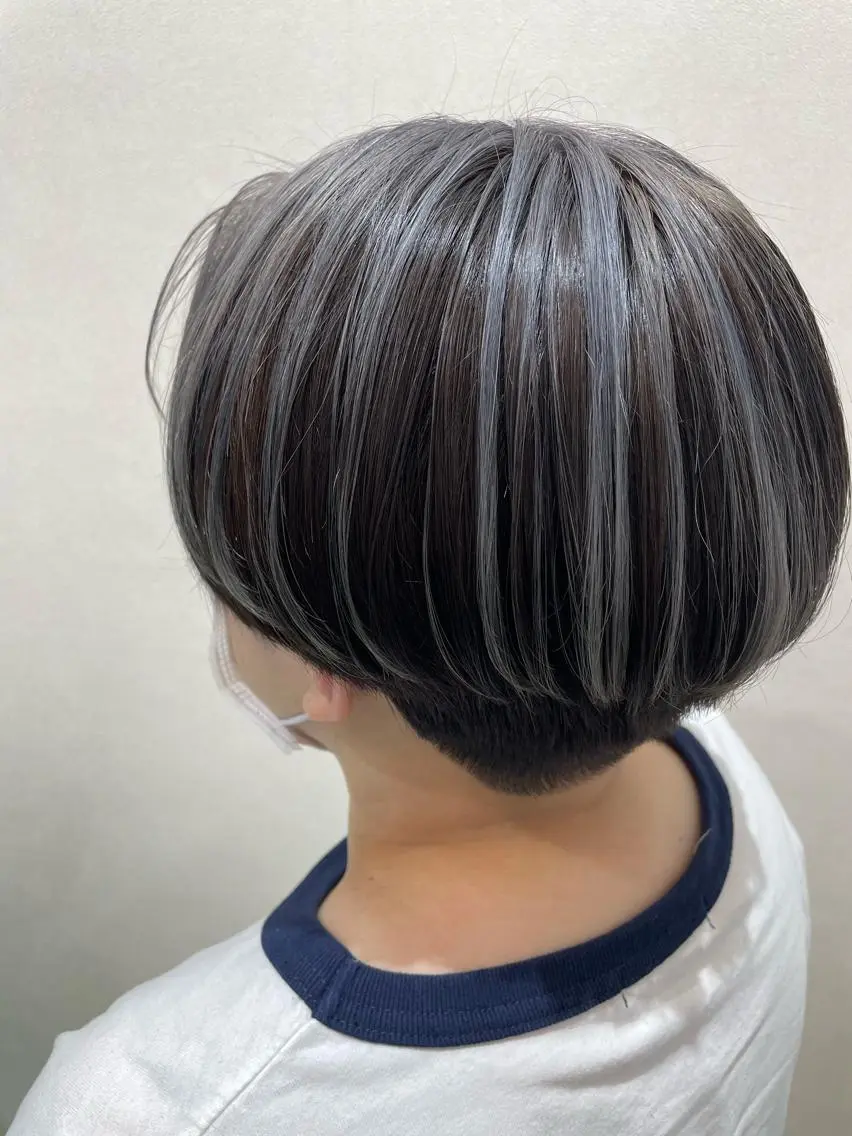 ショート カット ヘアカラー トリートメント 伊勢崎/nap hair 栗原大輔のヘアスタイル