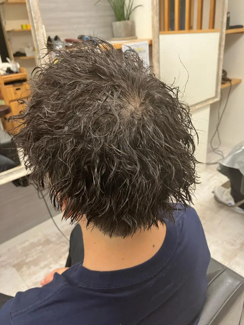 パーマ メンズ カット パーマ メンズ特化/パーマ/ フェードWATARUのヘアスタイル