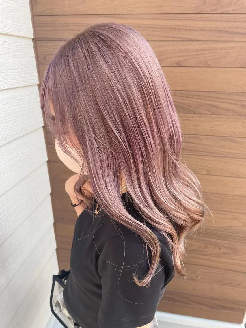 カラー ピンクカラー Matsubara asuka  ☪︎のヘアスタイル