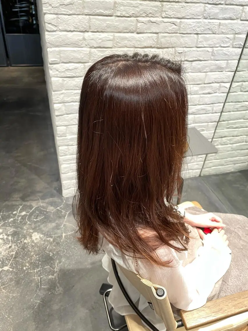 ロング 髪質改善ヘアエステ AND ONEのヘアスタイル