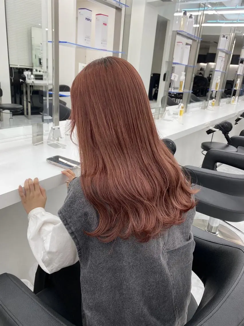 ロング カラー ヘアアレンジ 公式PARADE💐 池袋💐のヘアスタイル
