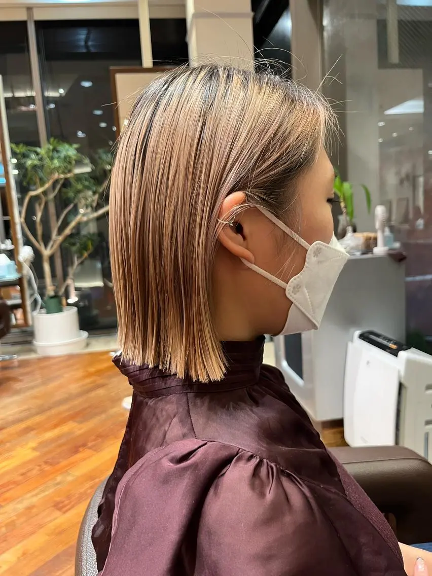 ショート 外ハネヘア ｼｮｰﾄｶｯﾄ 梅田 山下　すみれのヘアスタイル