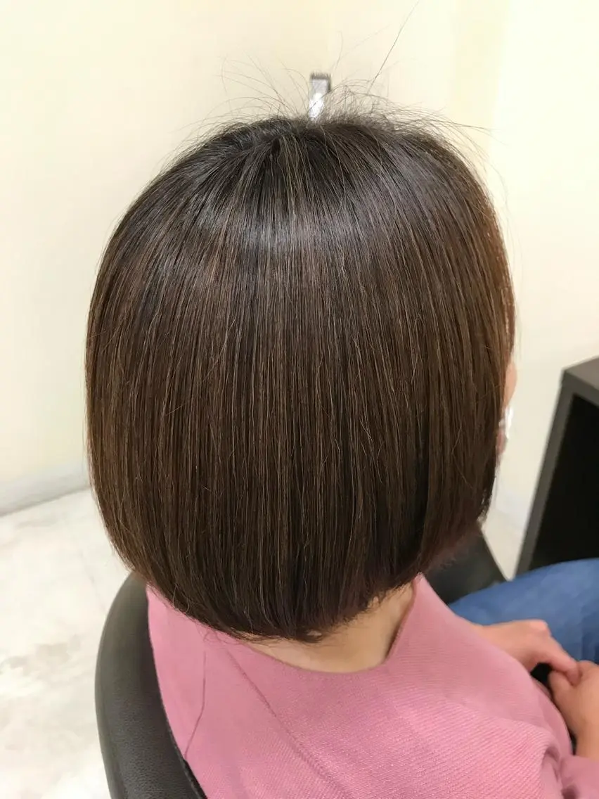 ショート 髪質改善 ヘアカラー 縮毛矯正 北野 凌悟のヘアスタイル