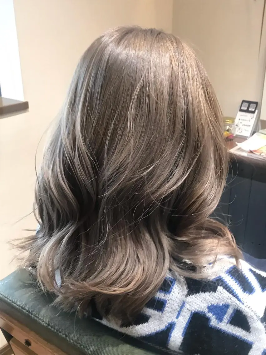 セミロング カラー Ray hair 春日部のヘアスタイル